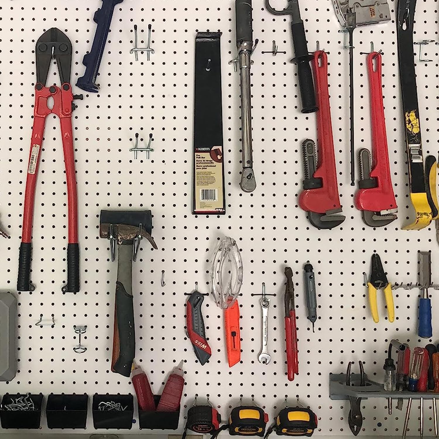 278PCS Pegboard Accessories Organizer Kit, Peg Board Hooks Assortment with Bi…