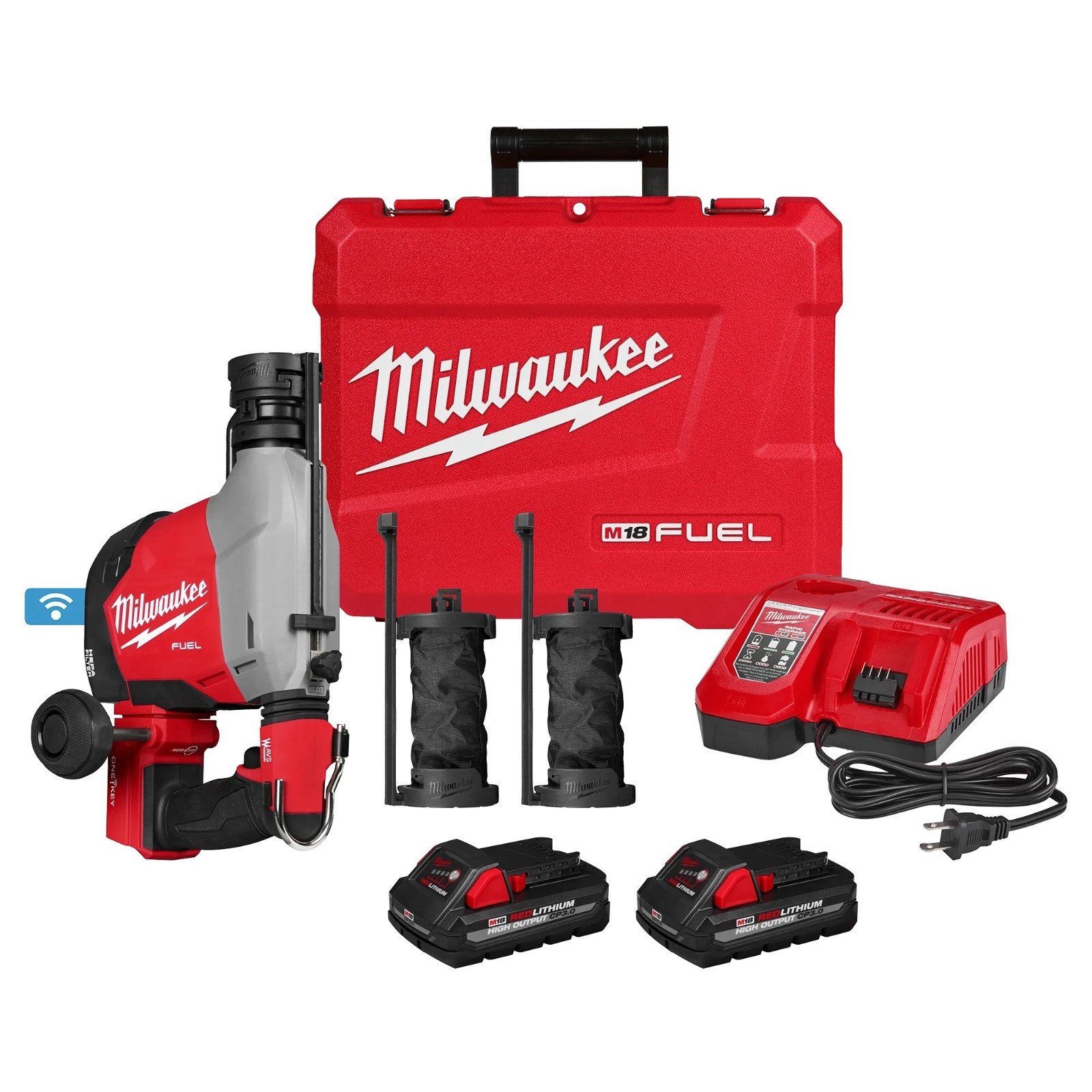 Milwaukee 3311-22 M18 FUEL Overhead Rotary Hammer/Integrated Dust Extraction Kit