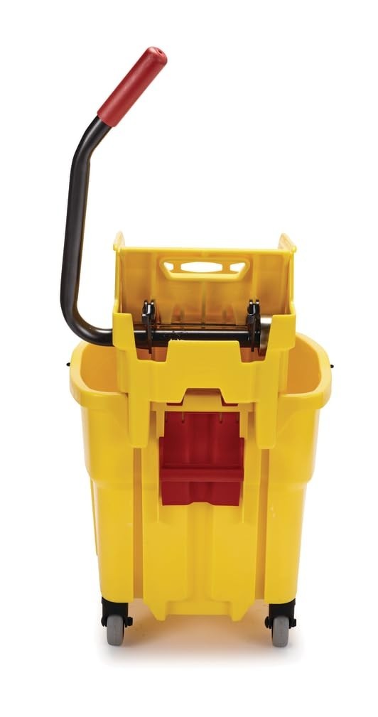 Rubbermaid Commercial Products Wavebrake 35Qt Side Press Bucket and Wringer -…