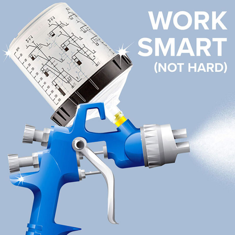 Paint Spray Gun No-clean Spray Gun Tank Disposable Inner Cup 200/400/600/800 ml