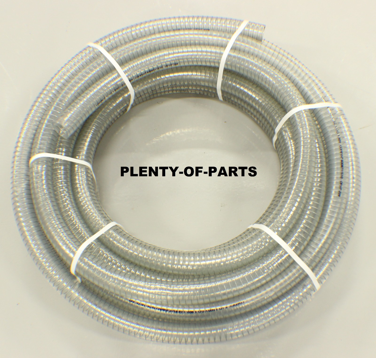 Vardex 1400364-100 Steel Wire Reinforced PVC Tubing 1-1/2″ ID (Sold Per Foot)