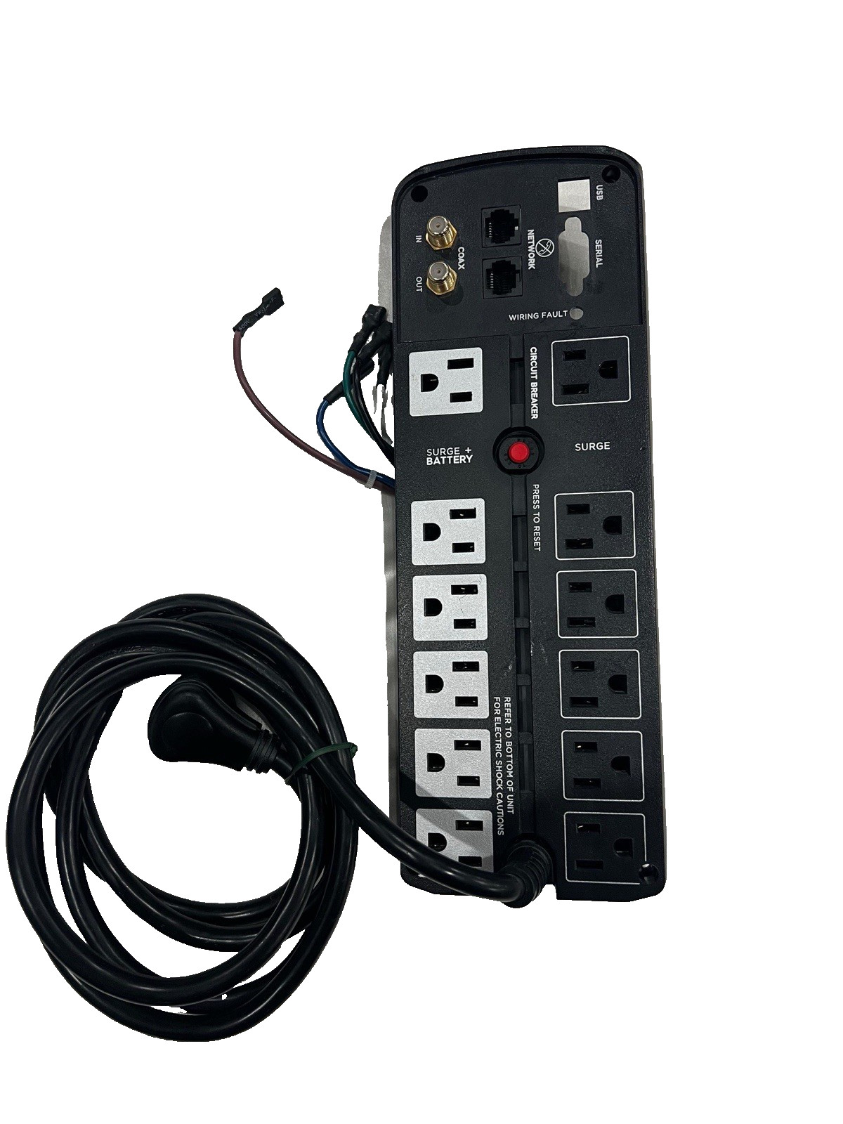 CyberPower CP1500AVRLCD UPS Outlet Panel Rear Receptacle Assembly