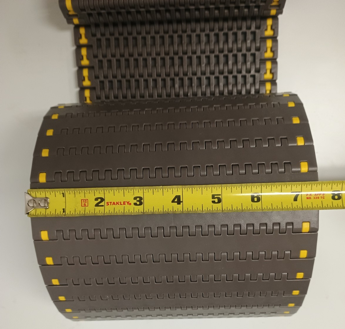 Rexnord HP8505‑7.5IN_MTW MatTop Chain, MPN 10028444, New, 10 ft