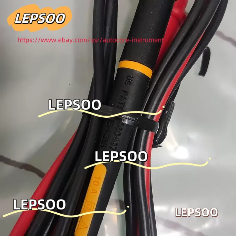 1PC New Fluke TL175 Adjustable Test Leads CAT III 1000V 10A-