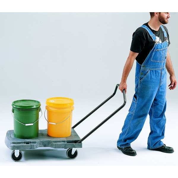 Rubbermaid Commercial Fg440100bla Gnrlpurposedlly, 7In, 33In, Blk, Plstc, 500Lb