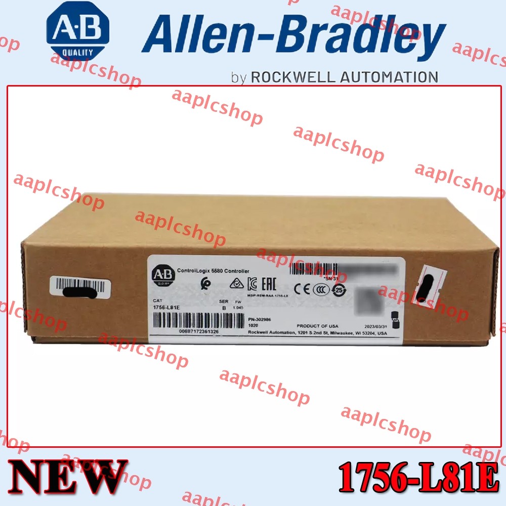 NEW PLC 1756-L81E ControlLogix 5580 Controller Processor 1756L81E