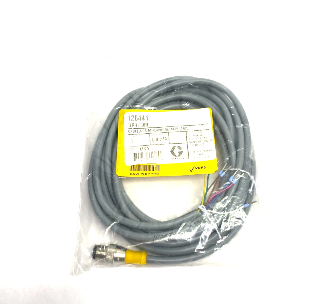 Turck RS 8T-4/S113 Eurofast Single Ended Cordset M12 8-Pin to Pigtail U-84181