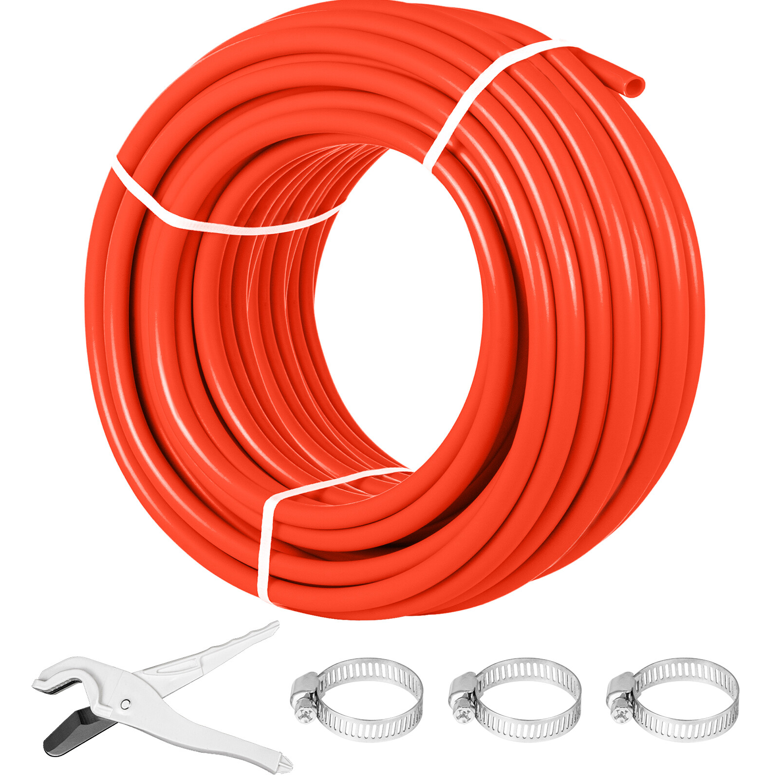 VEVOR 1/2″x300ft Pex Tubing Oxygen Barrier Red Pex-B Pipe Htg/Plbg/Potable Water