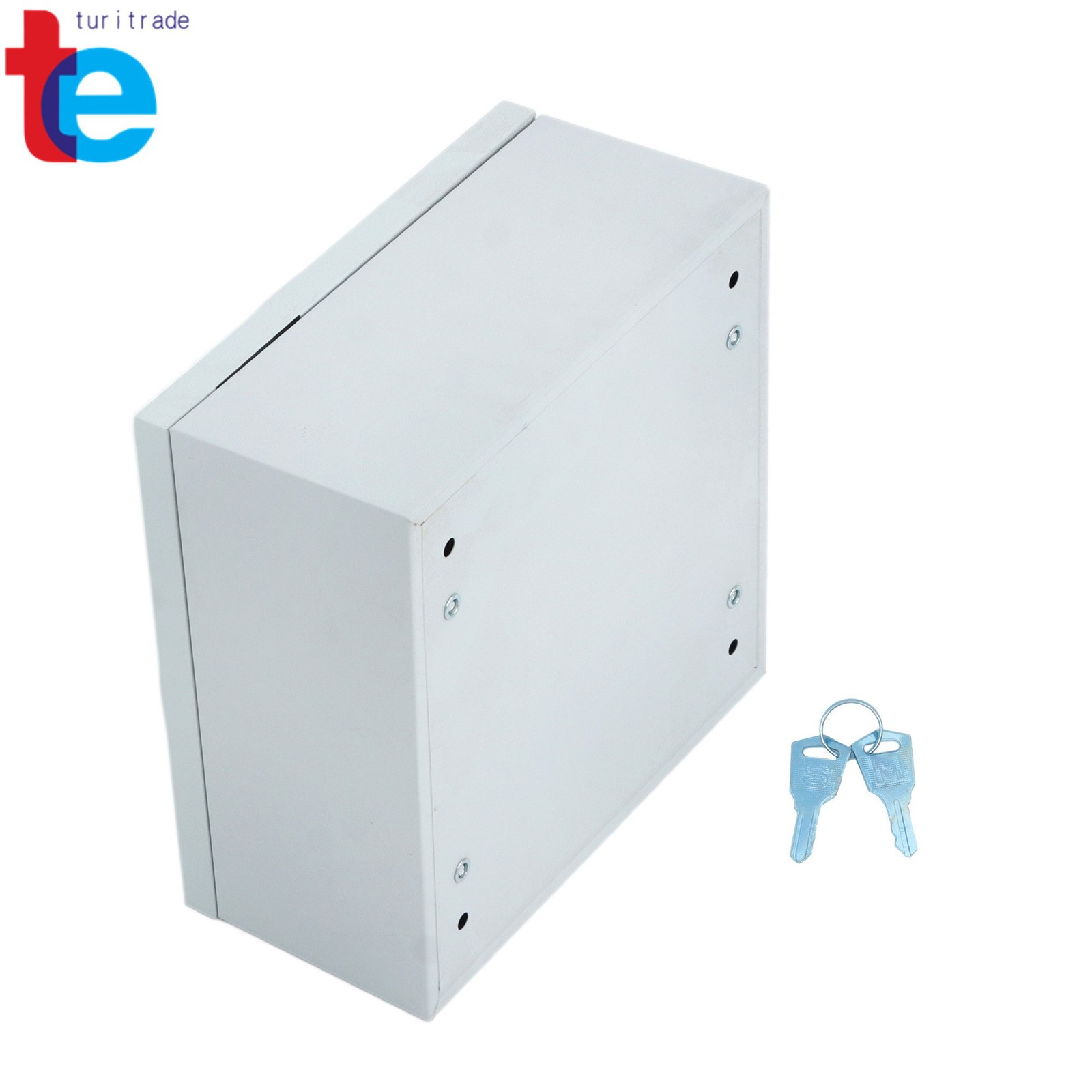 Lockable Outdoor Electrical Box 16x12x8″ – NEMA 4X Steel Enclosure IP66 Rated