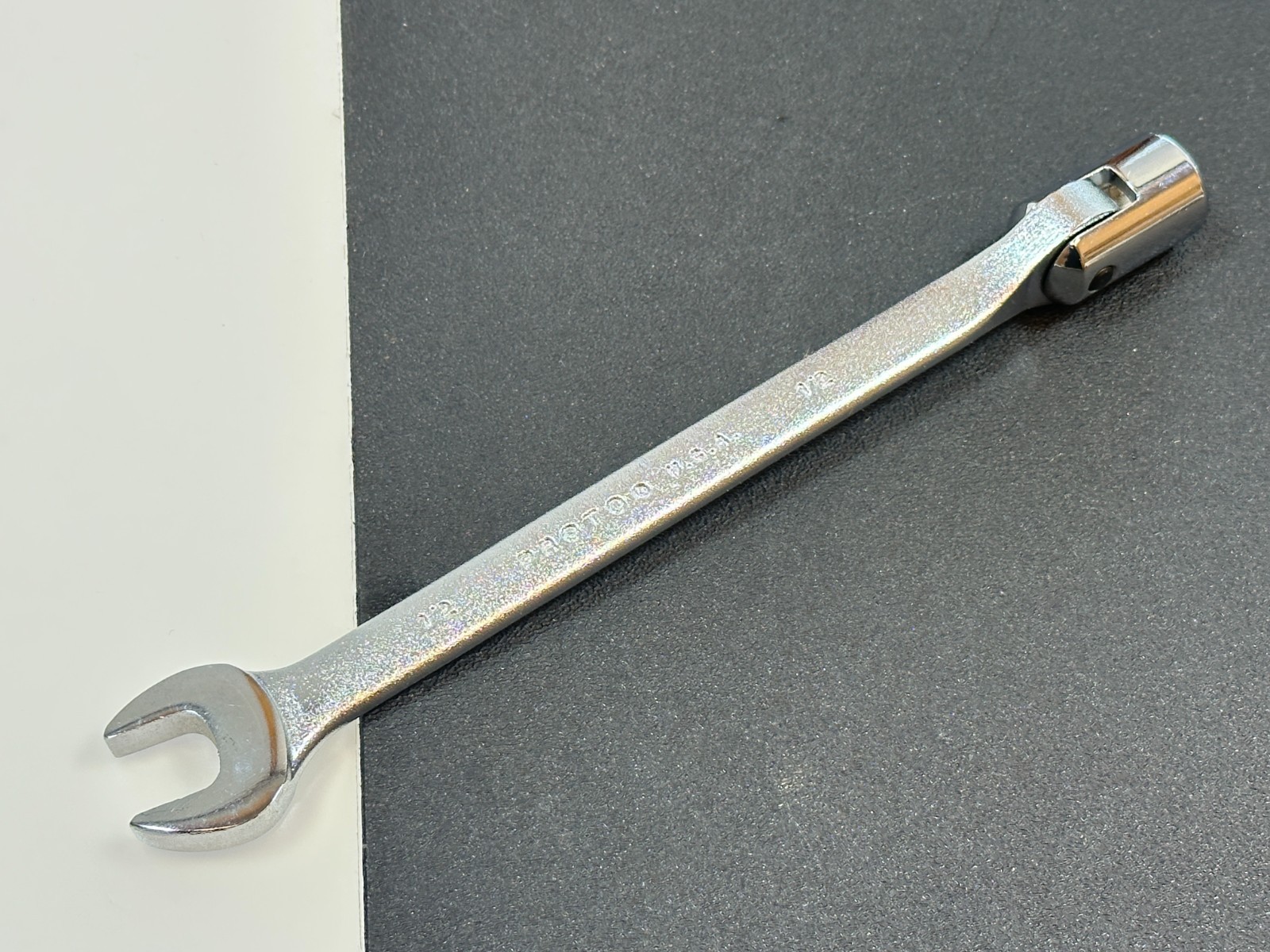 🇺🇸 Proto 1270-16 Satin Finish SAE 1/2″ Combination Flex Head Wrench, 12 Point
