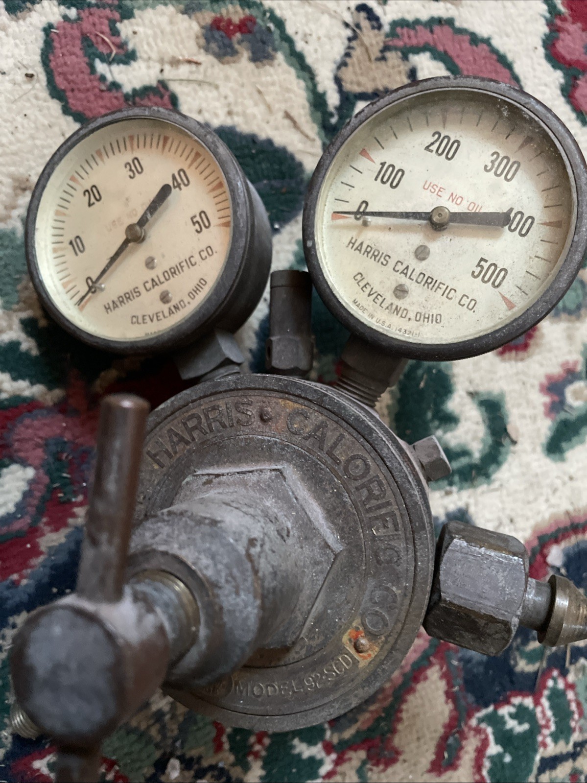 Vintage Regulators Airco Oxweld Prest-o-weld Harris Calorific Lot Of 4
