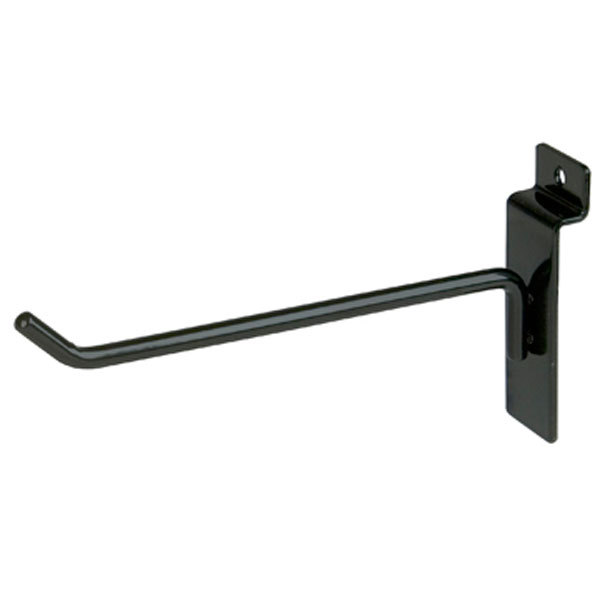 Slatwall Hooks: 1″, 2″, 4″, 6″, 8″, 10″, 12″ – Black, White, Chrome – FREE SHIP!