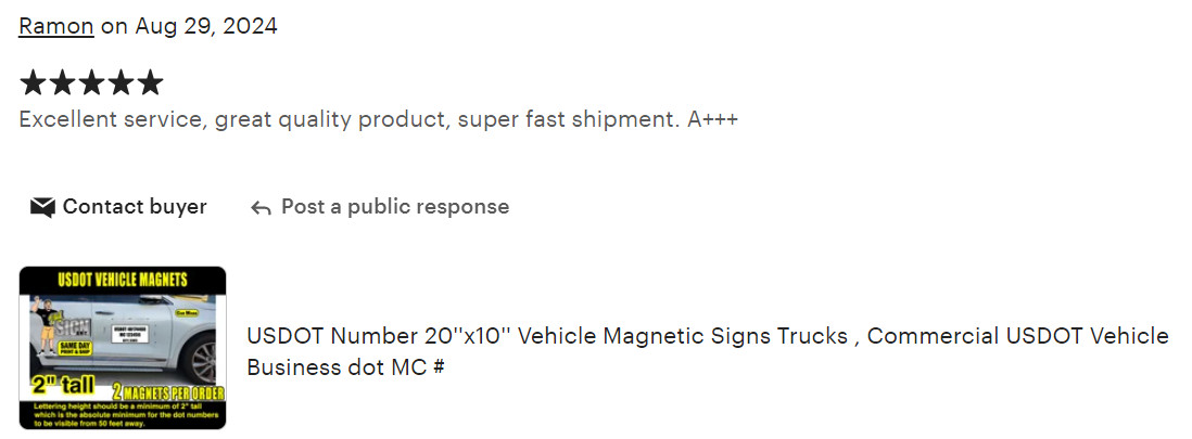 2 PACK – 18×24 INCH CUSTOM CAR MAGNETS MAGNETIC AUTO TRUCK SIGNS MADE IN THE USA