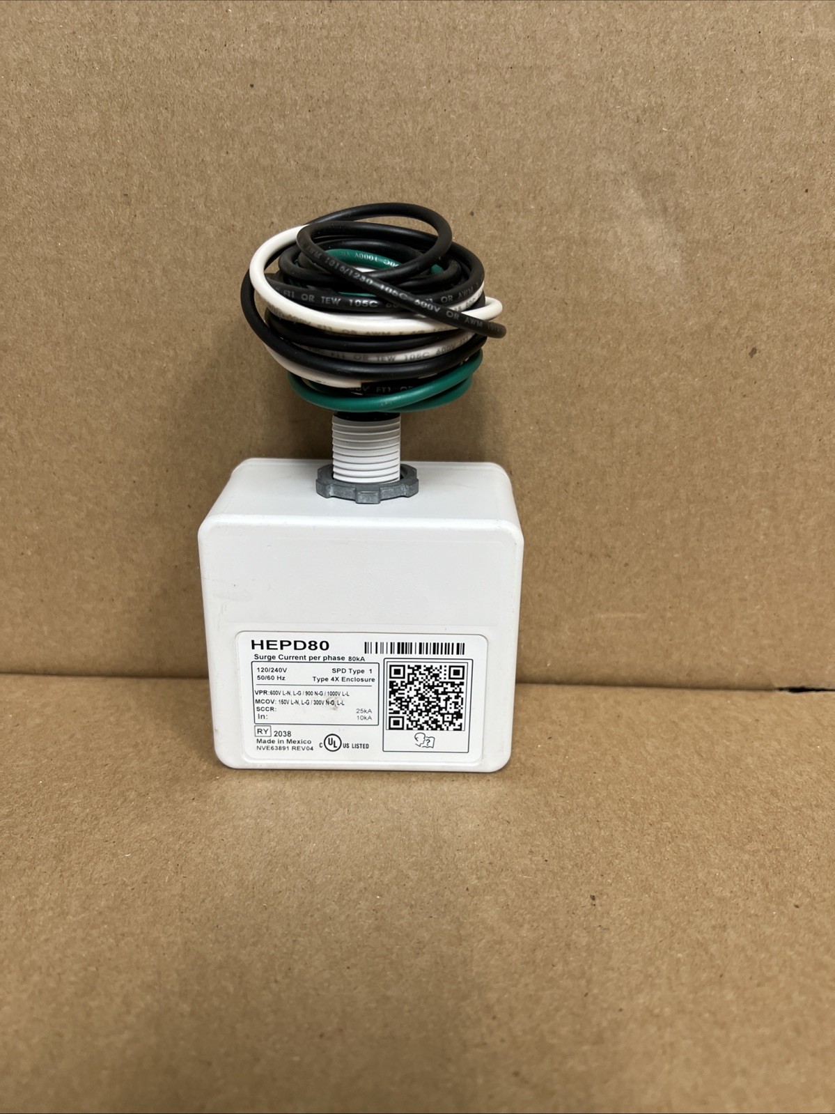 Square D HEPD Whole Home Electronics Protective Device, AC Surge Protection 25kA