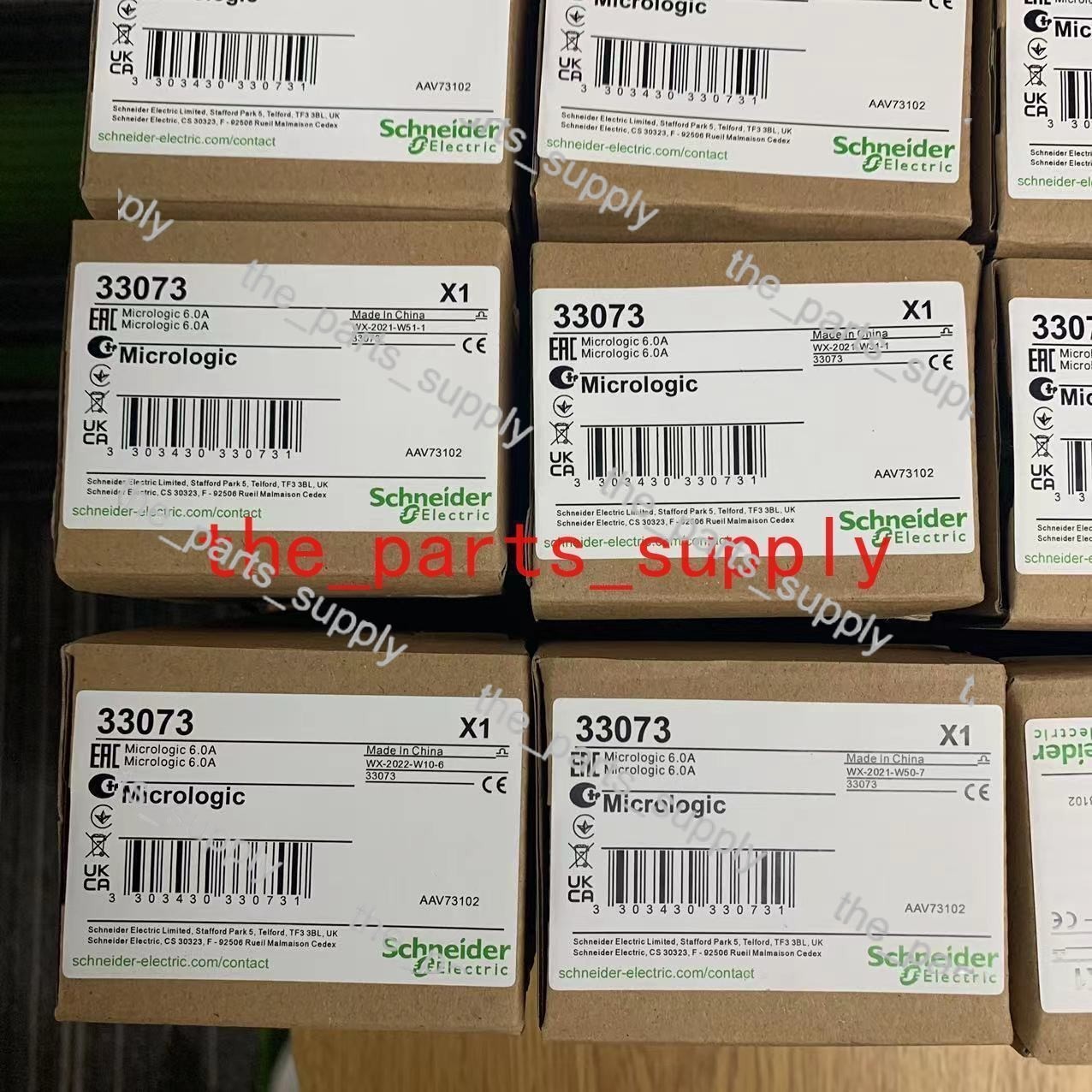 New Schneider 33073 Micrologic 6.0A In Box Expedited ShippingControl unit brand