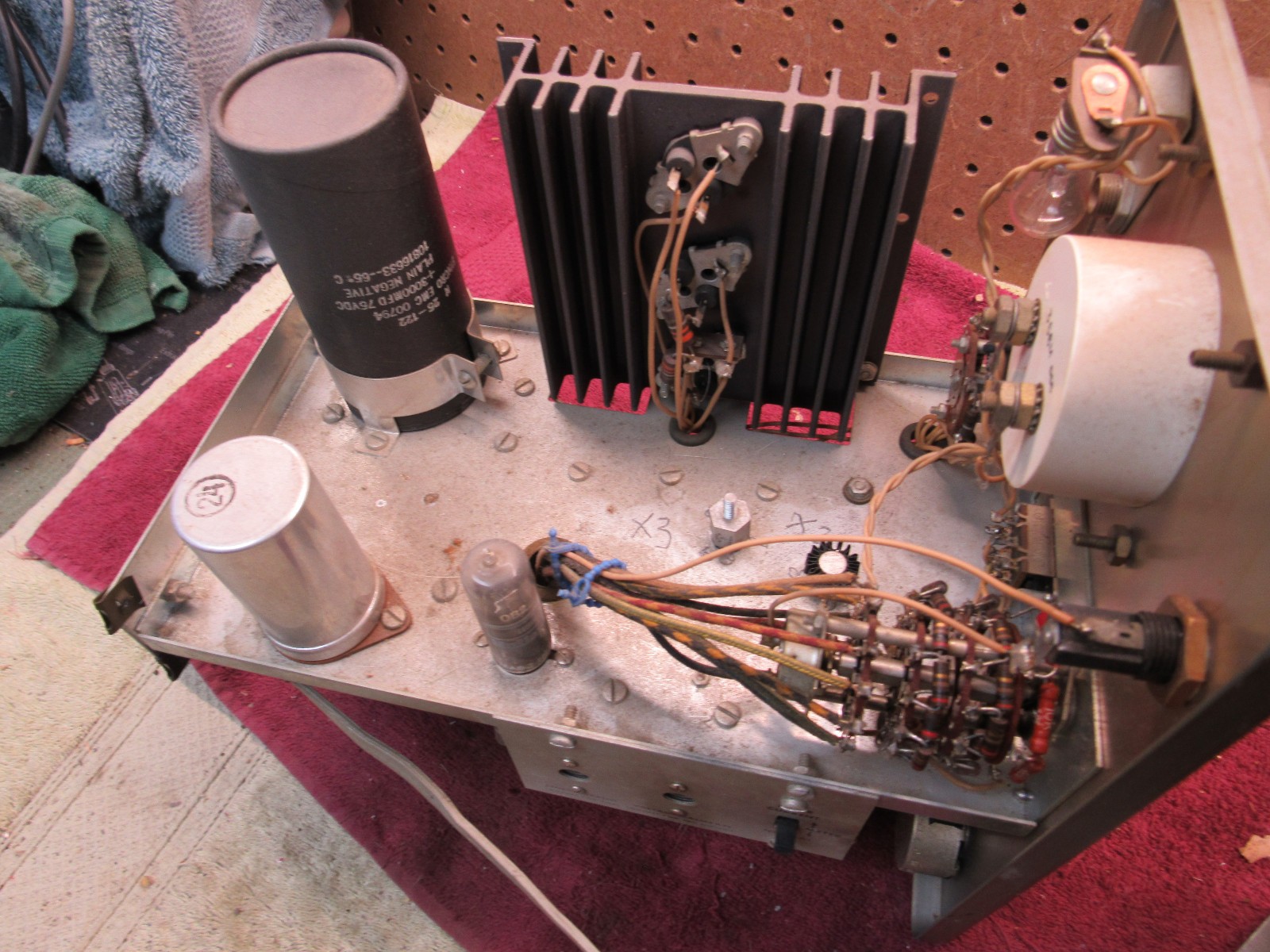 Vintage Heathkit IP-20 Regulated Power Supply for Restoration