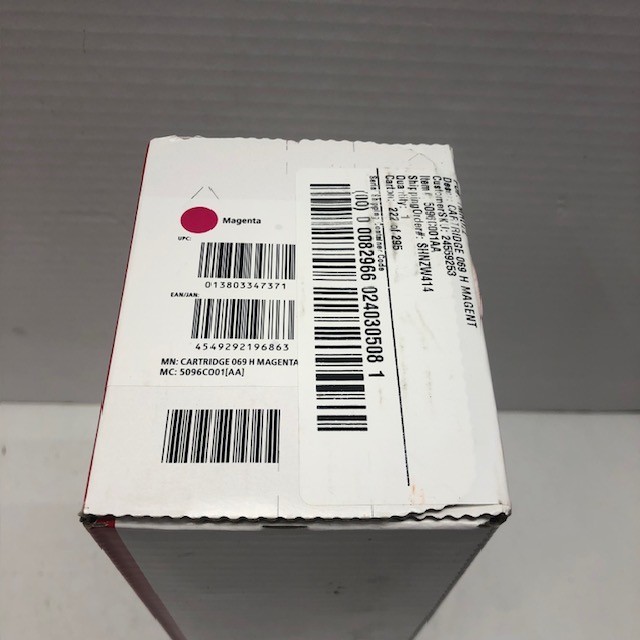 Canon 069H Magenta Original Toner Cartridge High Capacity Genuine – NEW!