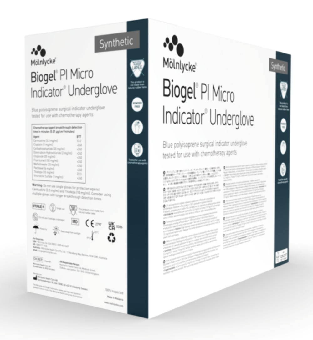 Mölnlycke Biogel PI Micro Indicator Underglove Size 6 48960 – 50 pack