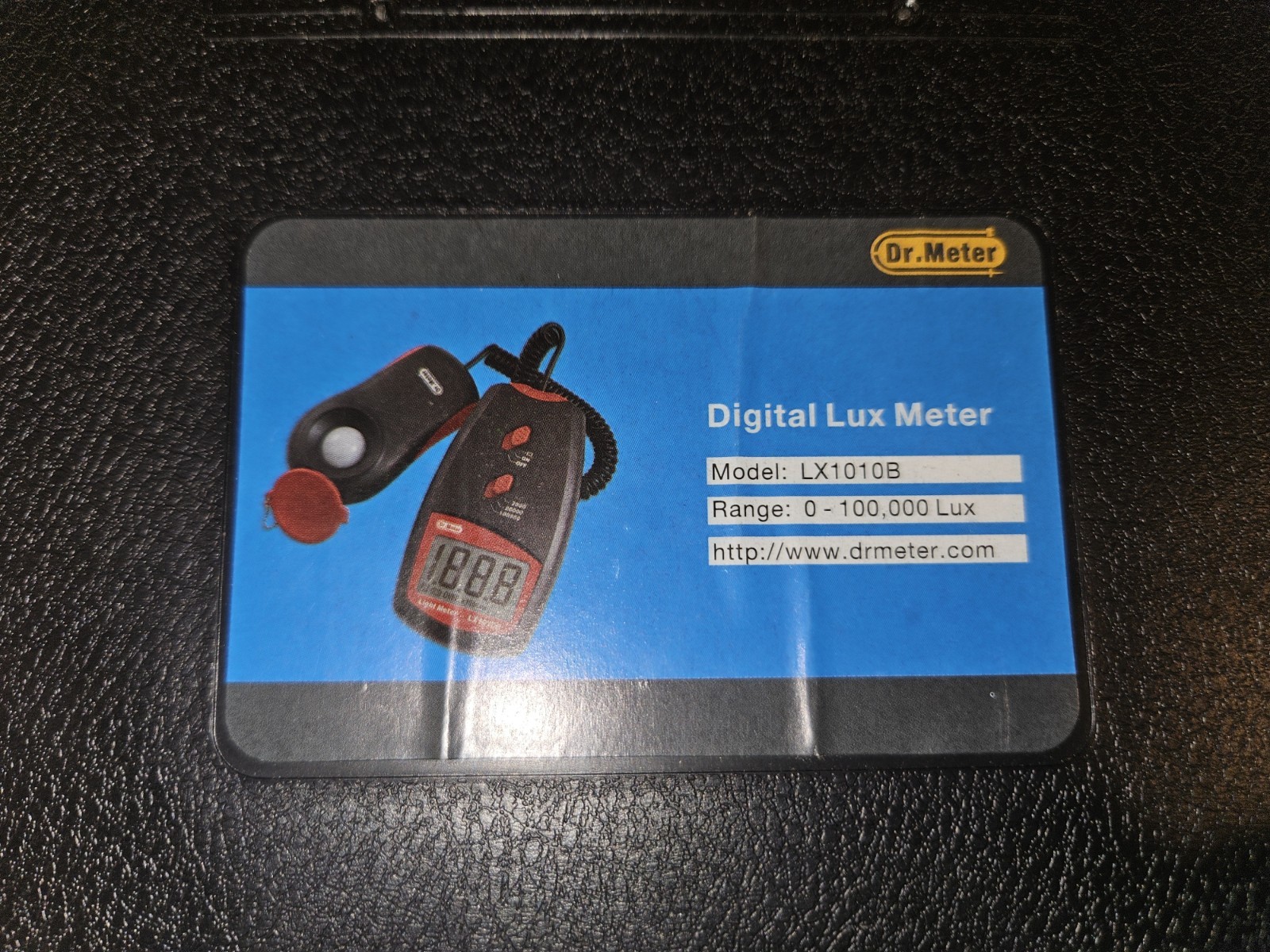 Dr.Meter LX1010B Digital Lux Light Meter 0-100,000 Lux ±5% Accuracy
