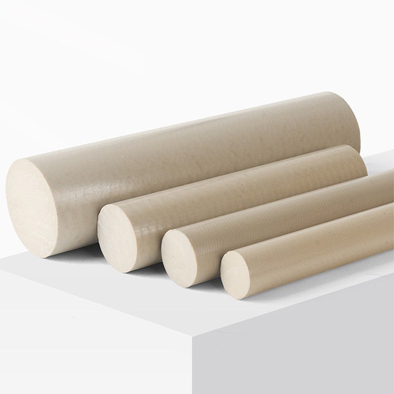 Natural PEEK Round Bar Rod High Temperature Engineering Plastic 100-500mm Length