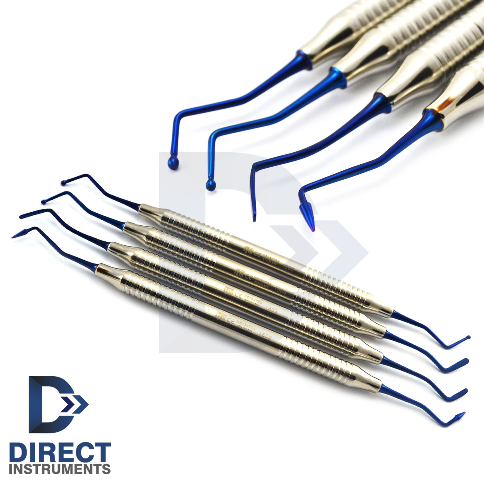Dental Composite Filling Instrument Restorative Spatula Titanium Light Weight