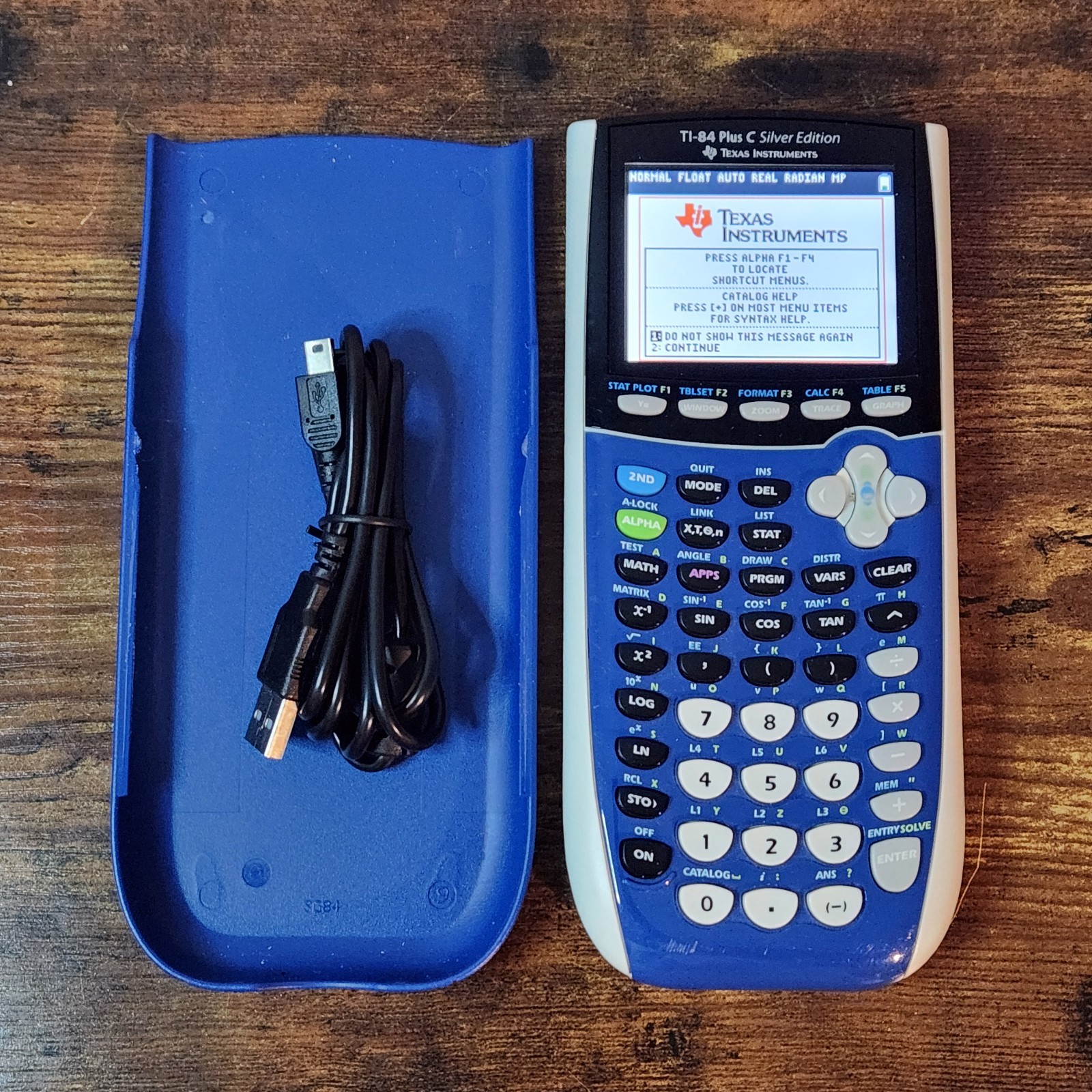 Texas Instruments TI‑84 Plus C Silver Edition Graphing Calculator – Tested/Works