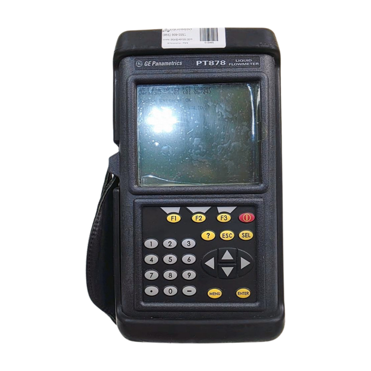 GE Panametrics PT878 Handheld Ultrasonic Flowmeter PT 878