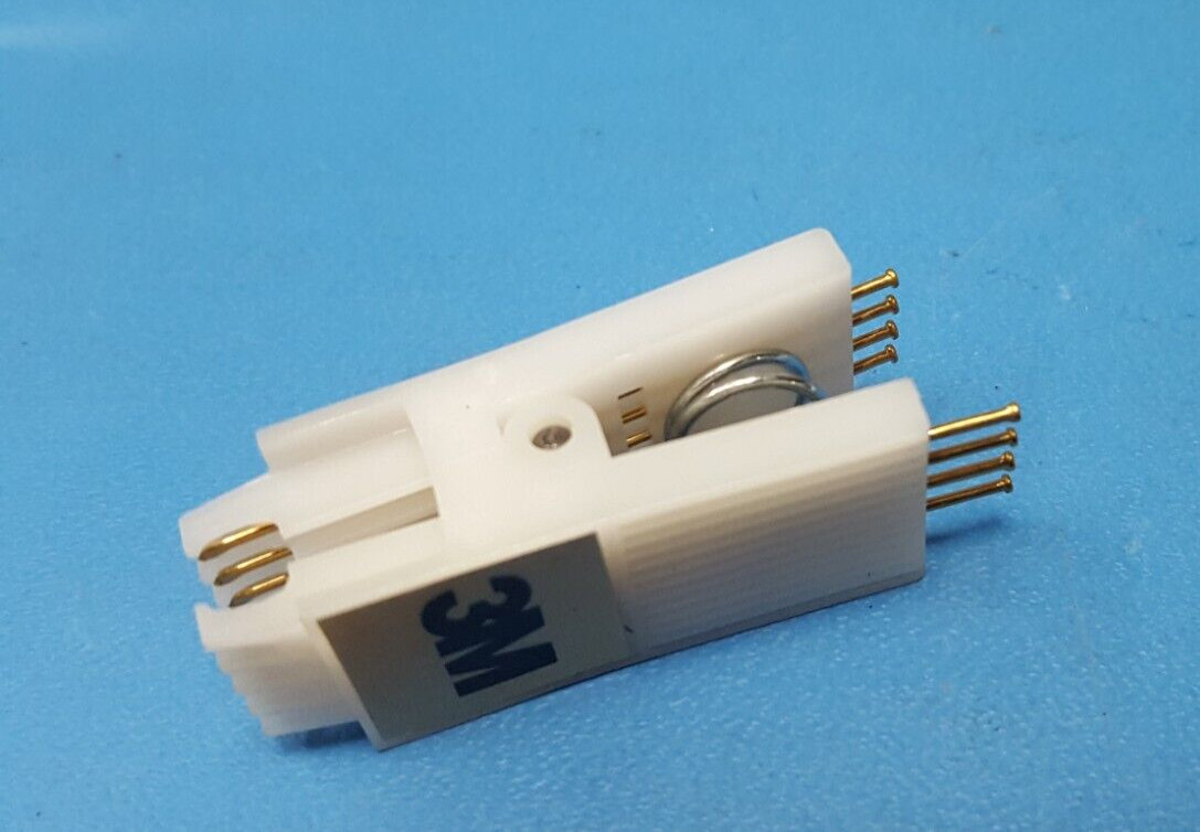 IC TEST CLIP, 8 PIN, 2X4, Prototype 3M, 923743-08, DIP, 0.3″ (7.62mm) LTC-8