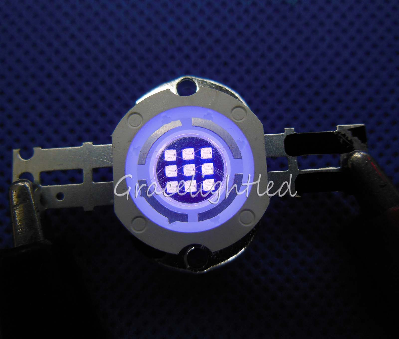 Round High Power 10W UV Ultra Violet LED Chip 395-405nm for Aquarium Tank light