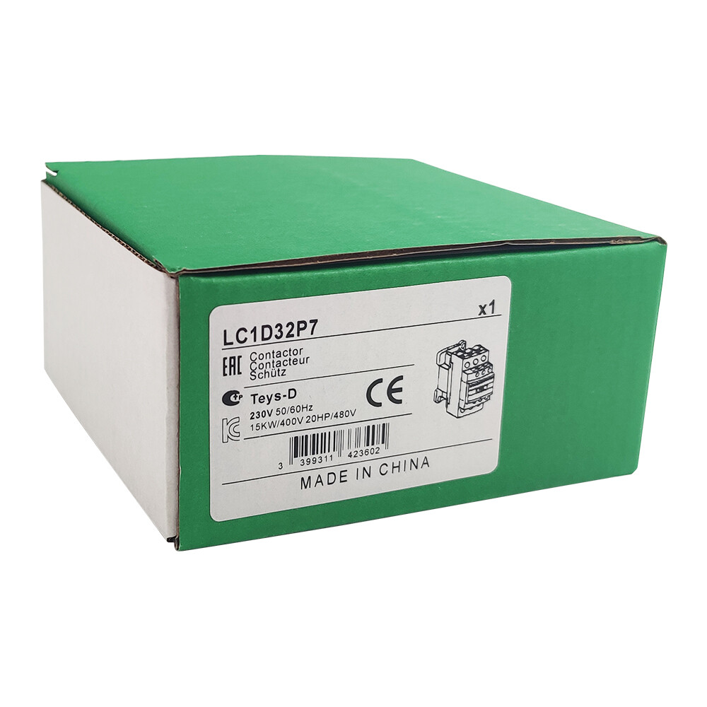 LC1D32P7 Deca Contactor 240V coil 3NO 32A replace Schneider Contactor LC1D32P7