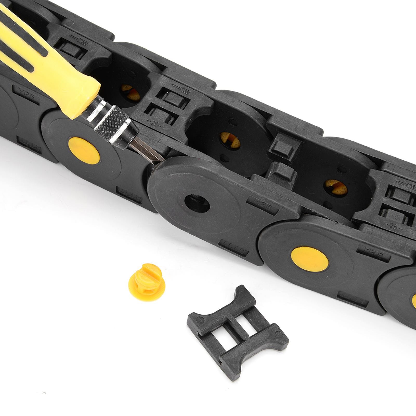 R55 39″x0.98″x0.98″ Open Type Cable Drag Chain Wire Carrier for CNC 3D Printer