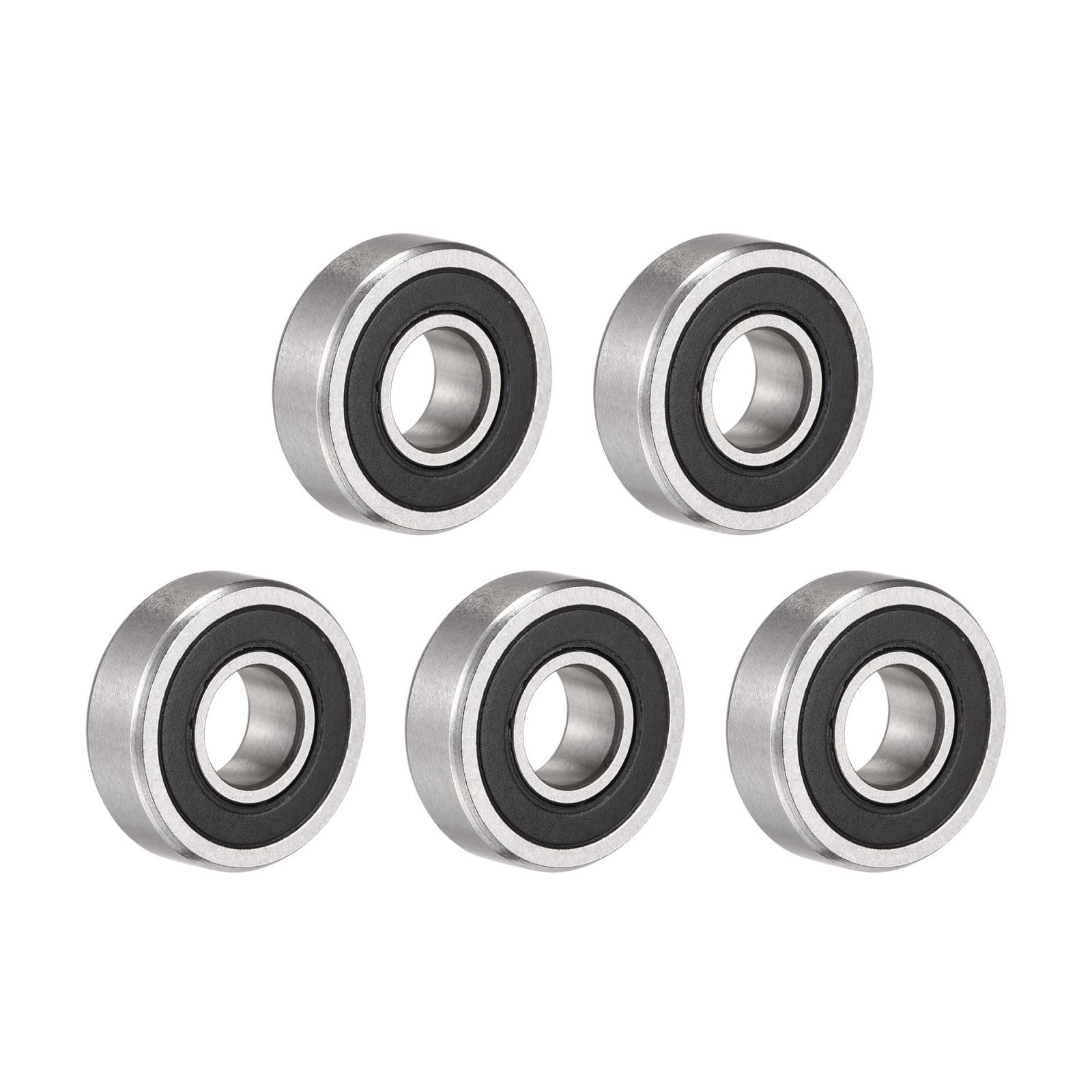 5pack SR4-2RS Stainless Steel Ball Bearing 1/4″x5/8″x0.196″ Double Sealed