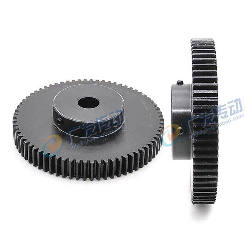 1.5Mod 45# Steel Spur Gears 10-150T Pinion Gear With Step Motor Gear Bore 5-25mm