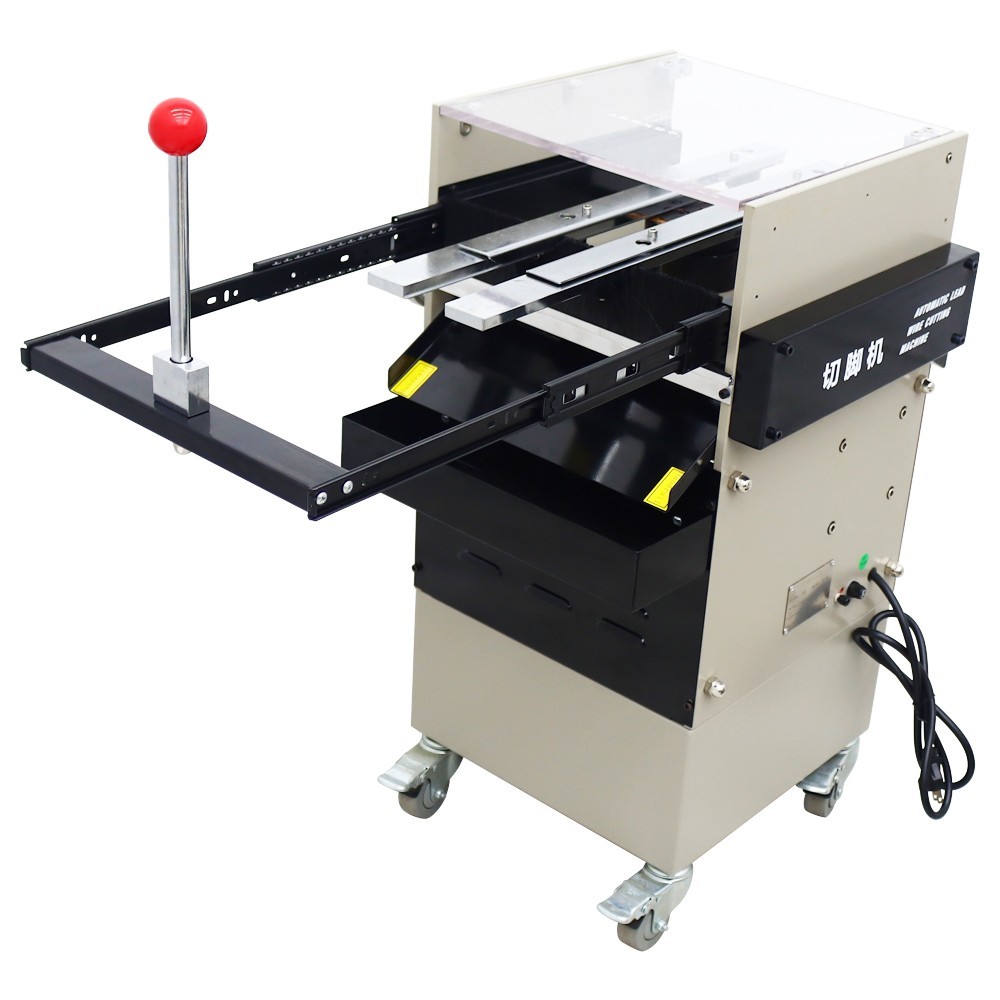 Semi-auto PCB Foot Lead Cutting Machine Mobile Electronic component trimming550W