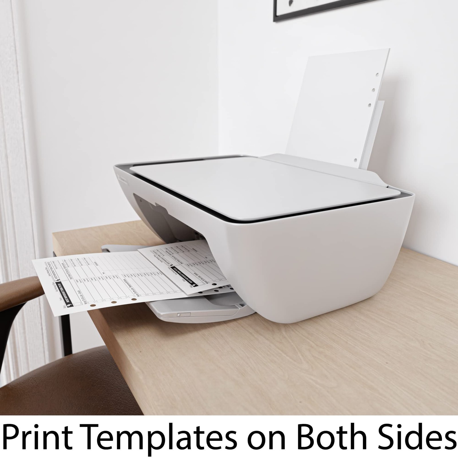 A5 Blank Paper 6-Hole Punched 500 Sheets 100 GSM 148x210mm 5.83×8.27 Inch
