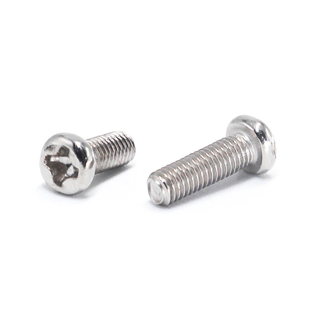 Phillips Pan Head Machine Screws M1.2 M1.4 M1.6 M2 M3 M4 Nickel Plated Screw