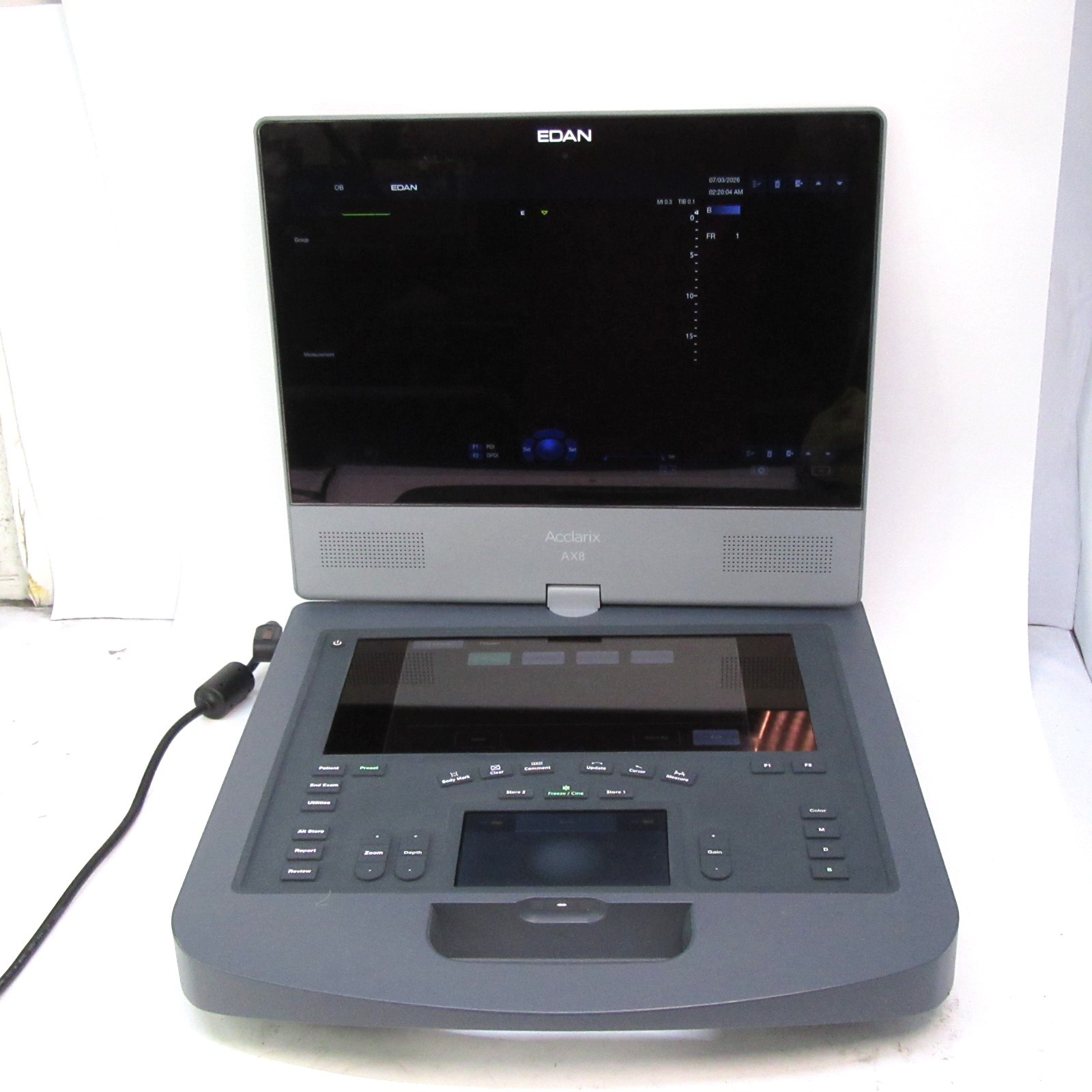 Edan Acclarix AX8 portable ultrasound *PARTS T12-D18