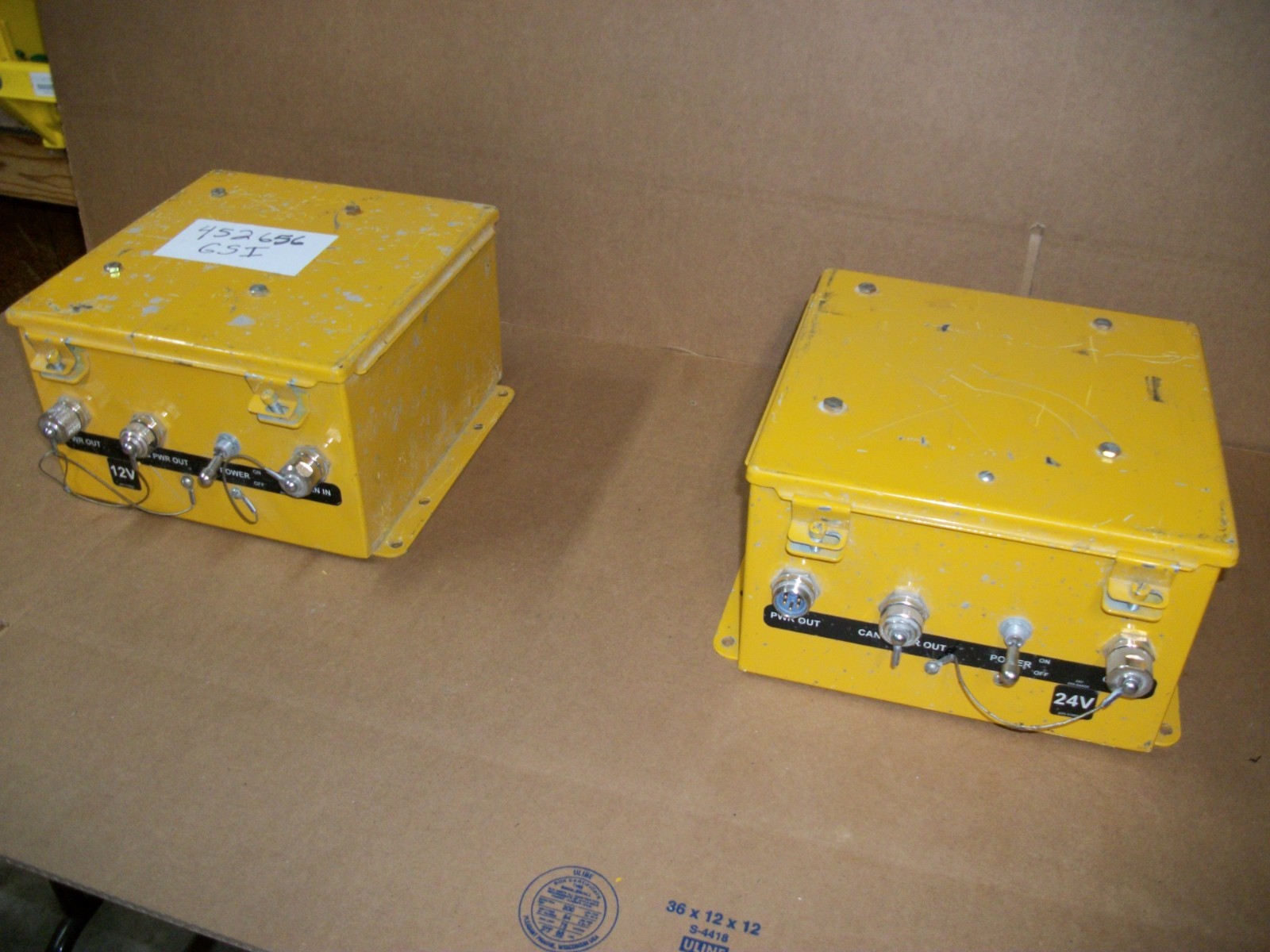 GOMACO GSI MOBA POWERS BOXES W/ NAV PAC POWER CONDITIONERS PAVING ASPHALT NP24