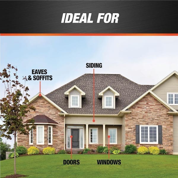 DYNAFLEX ULTRA 10.1 oz. Black Exterior Sealant for Windows, Doors, and Siding