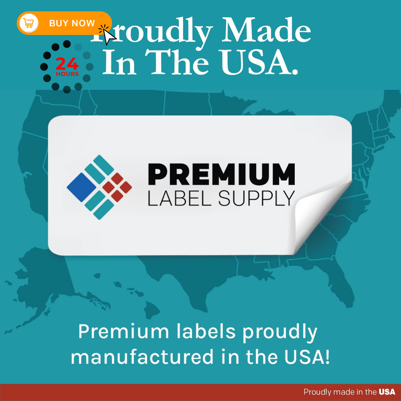 Premium Label Supply White Sticker Round Labels with Bleed 150 Labels,