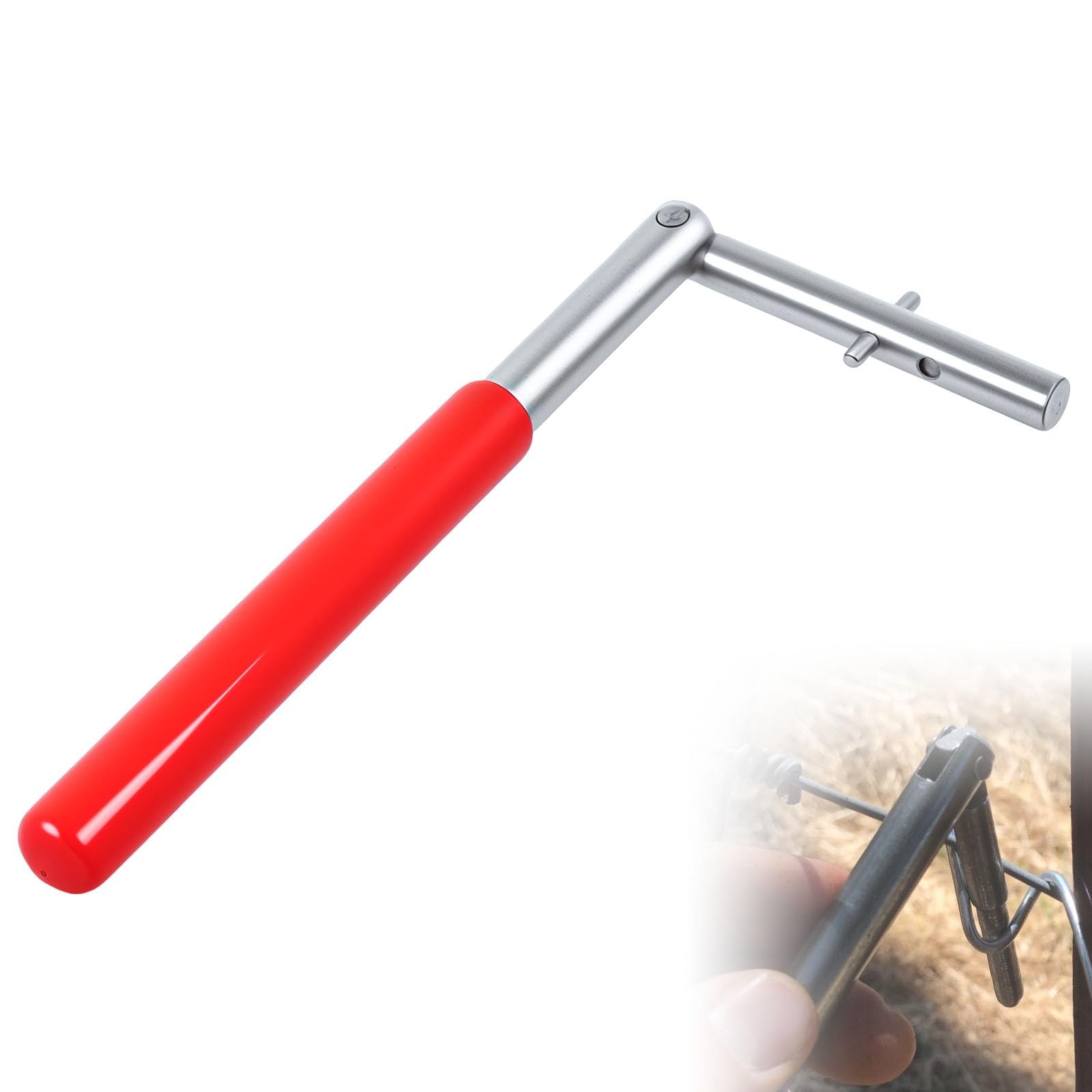 T-Post Clips Tool Fence Clips Twisting Tool and Wire Steel Bender T-Post Multi-F