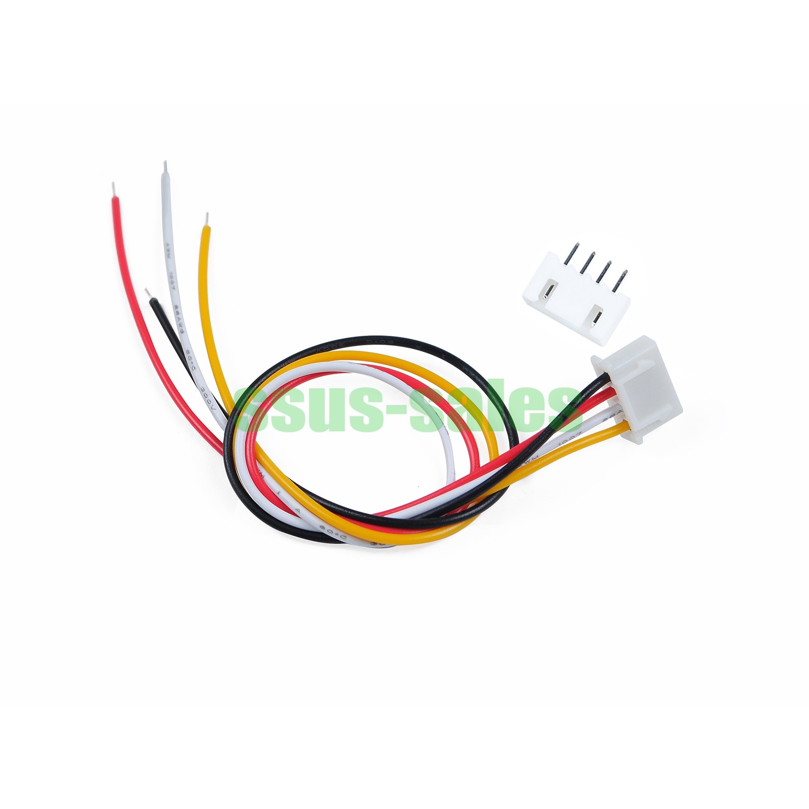 JST XH2.54mm 4Pin 10CM 20CM 30CM Male Female Extension Wire Cable Plug Socket