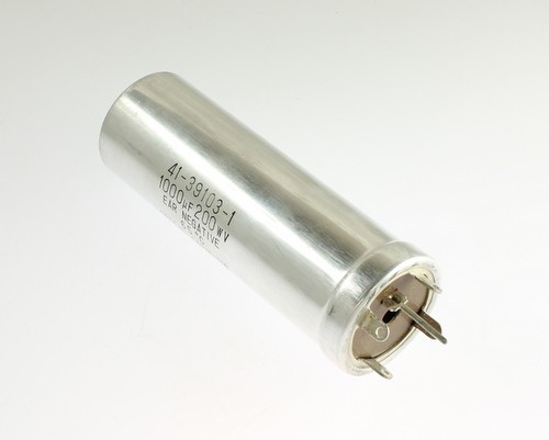 LOT OF 25 41-39103-1 NICHICON capacitor 1,000uF 200V Aluminum Electrolytic Lar