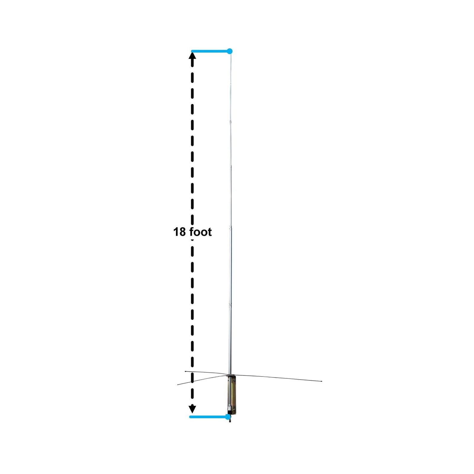 CB100 CB Base Antenna,18ft CB Radio Outdoor Antenna for Enhance The Signal Re…