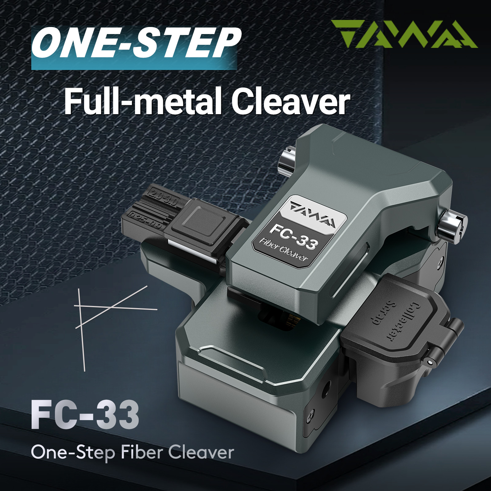 Newest FC-33 Fiber Optic Cleaver 72000 Times Fiber Full Metal One Step Cleaver