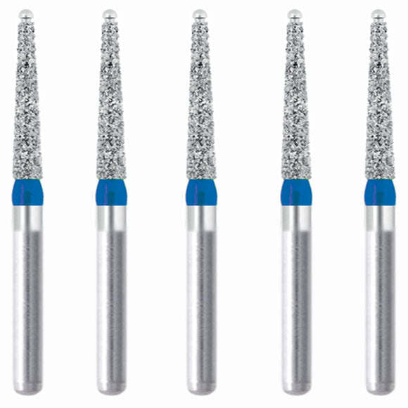 Conical End Dome End Side Cutting Only 1 mm Dia Medium Diamond Bur [28-215.10M1]