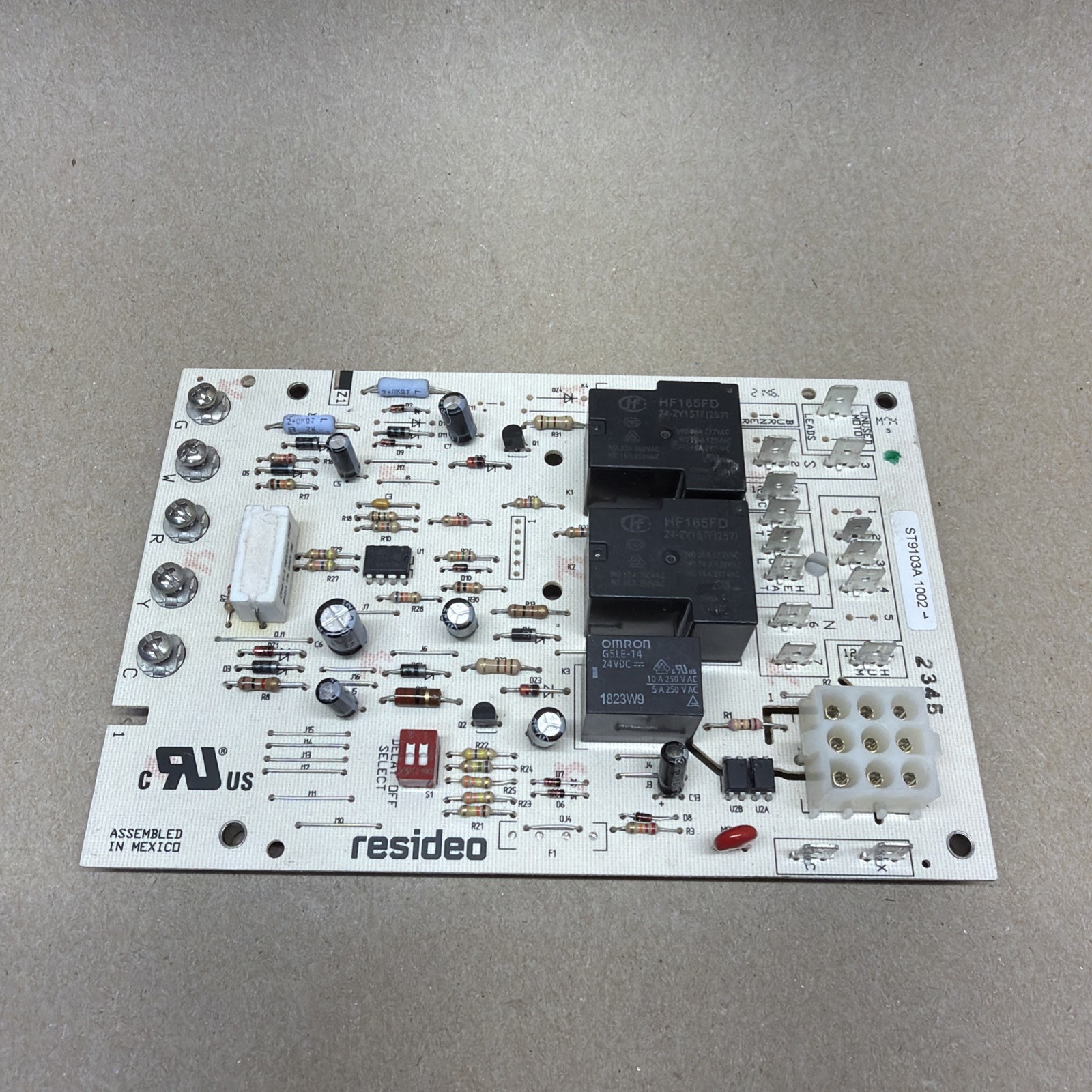 TESTED✅ Honeywell ST9103A1002 Furnace Blower Control Board