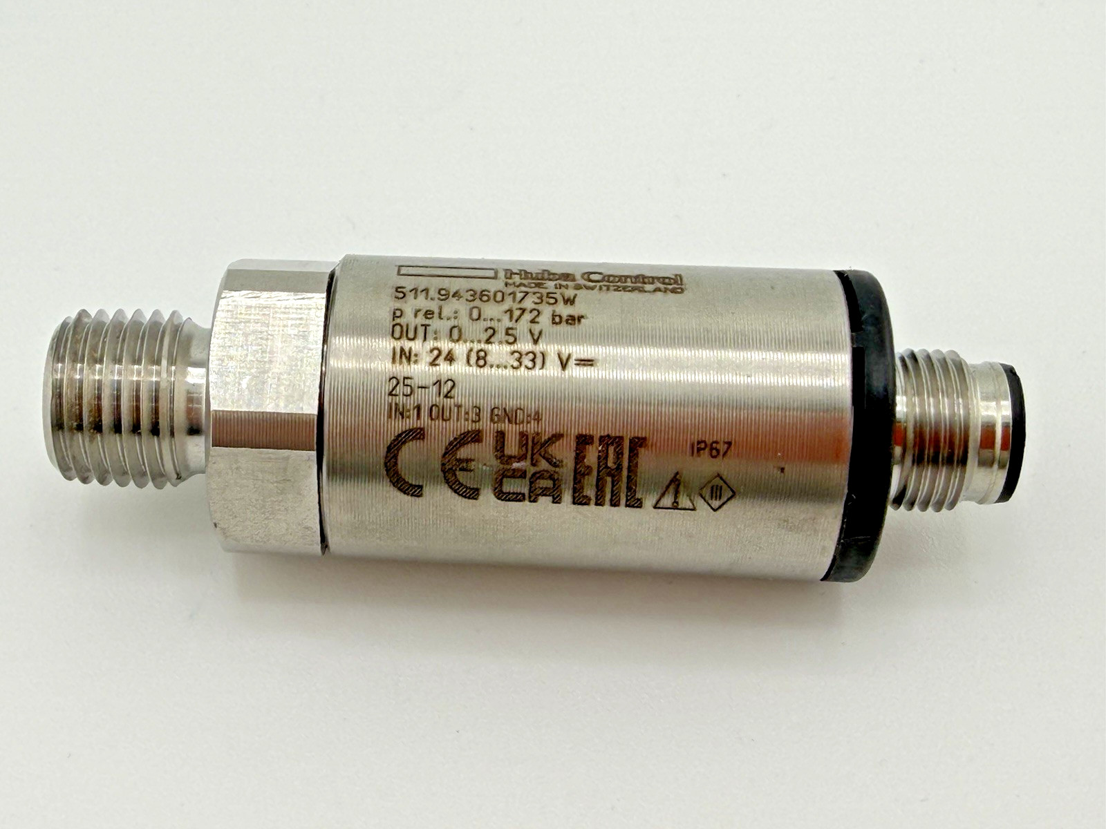 Huba Control 511.943601735W Pressure Transmitter Made In Switzerland