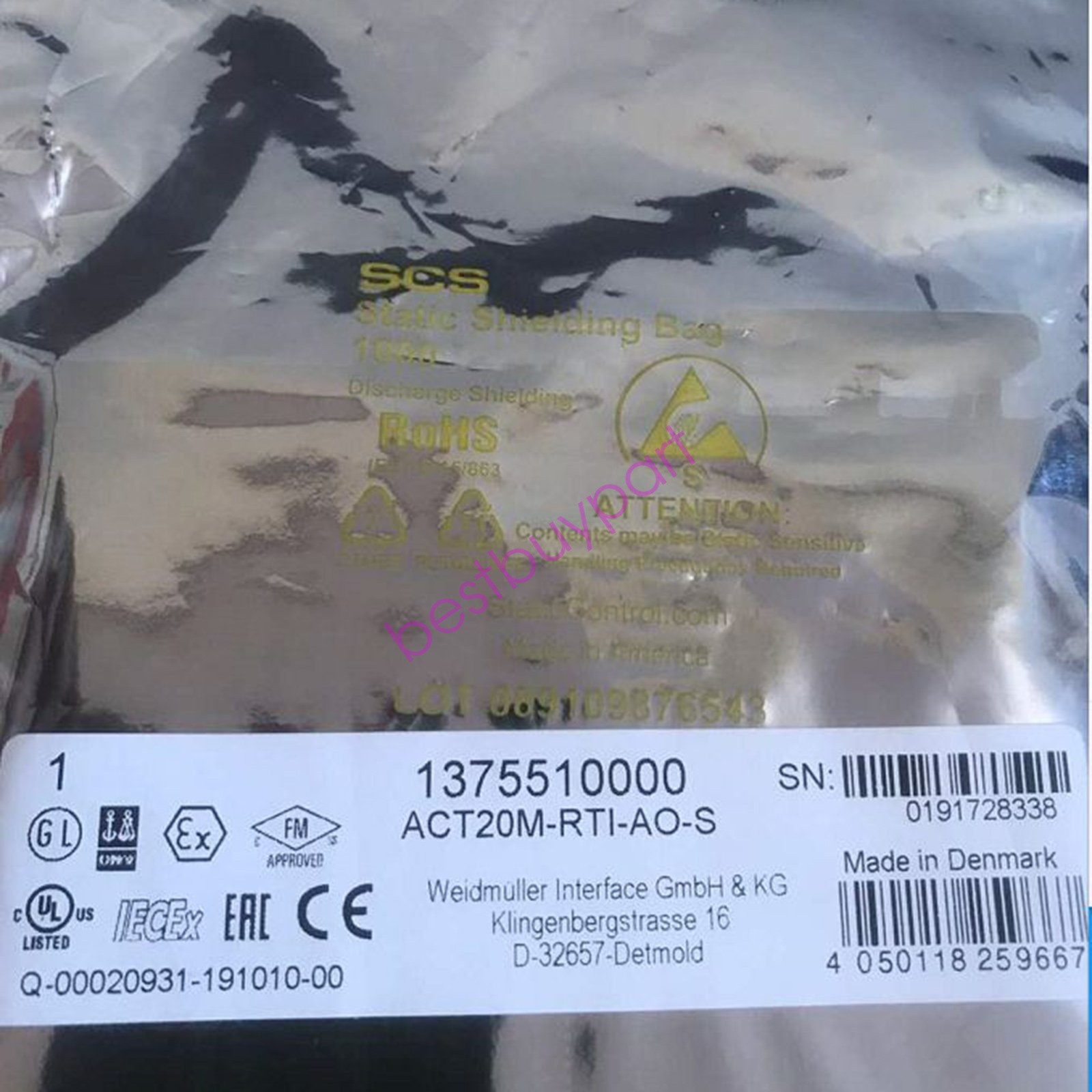 1PC New For Weidmuller ACT20M-RTI-AO-S 1375510000 transmitter Free Shipping#QW