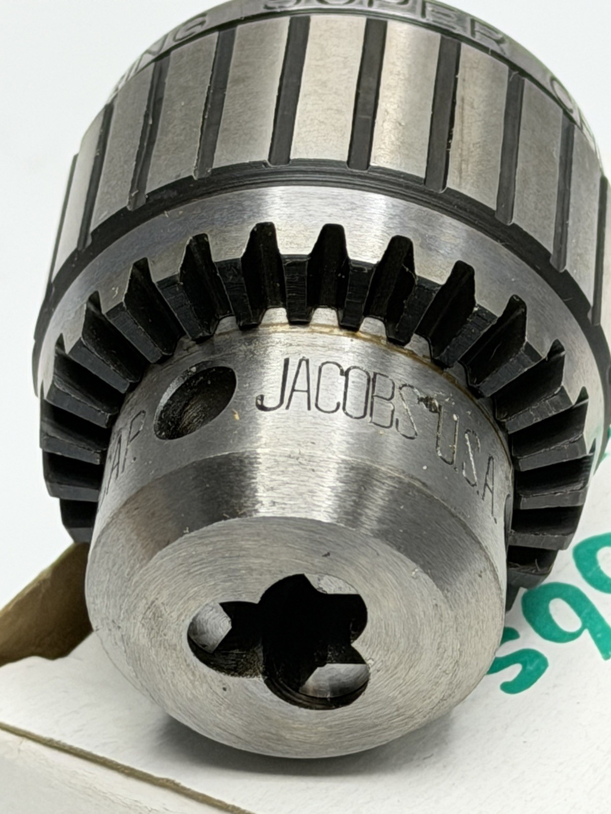 NEW Jacobs 8-1/2N 2SJT Ball Bearing Super Chuck 0-1/4″ Cap 1/2” Shank & Key